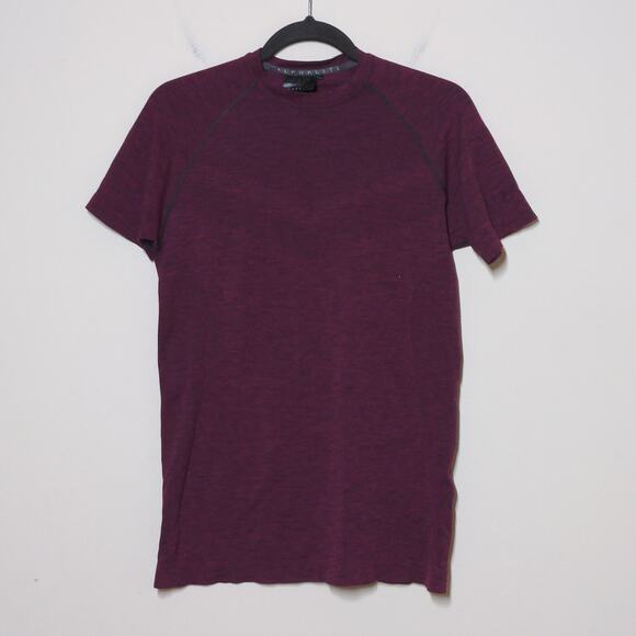 Alphalete Burgundy Maroon Red Short Sleeve T-Shirt Tee S - Picture 13 of 13